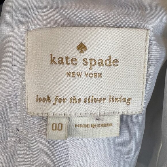 Kate Spade Black Blue Leopard Fit and Flare Dress with POCKETS! $400 - Picture 9 of 12